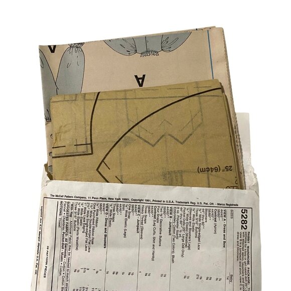 McCall's Crafts Doll Clothing Sewing Pattern Lot of 3 Ephemera Y2K Crafting DIY - Picture 3 of 7